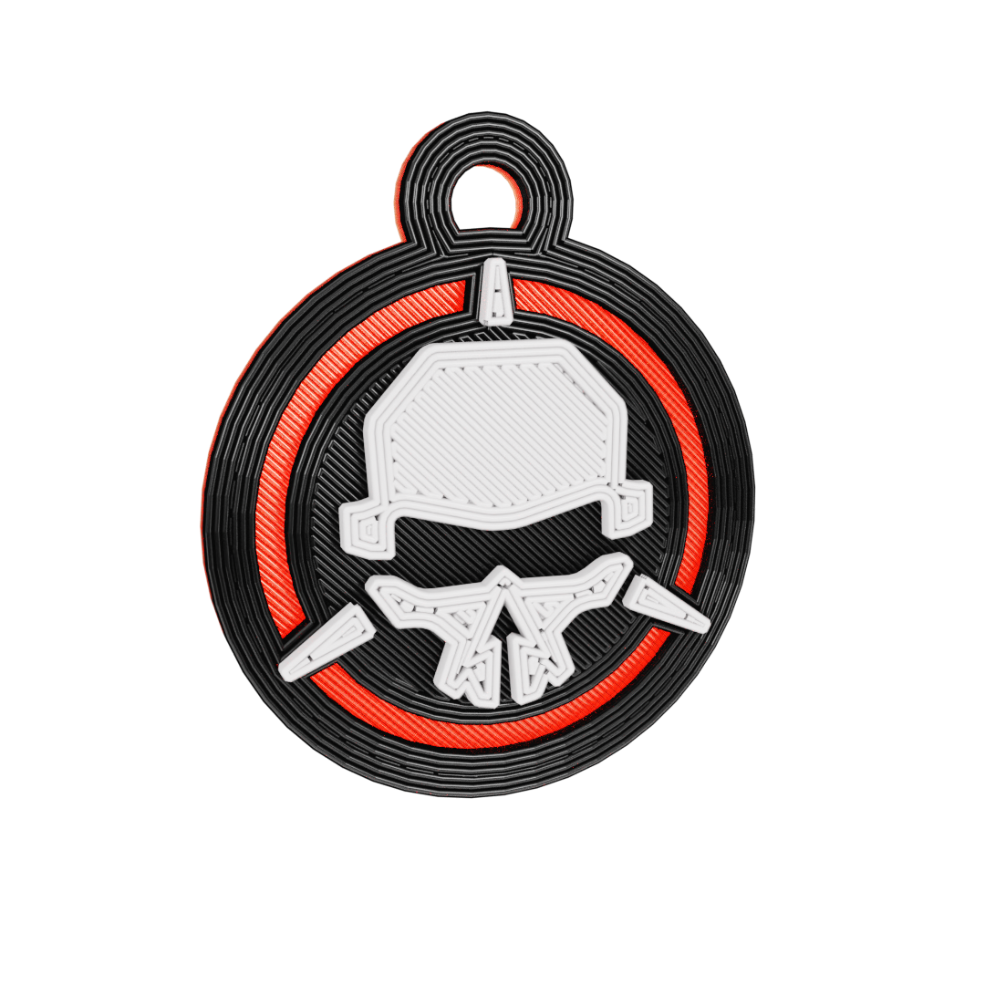 Rotor Riot Keychain