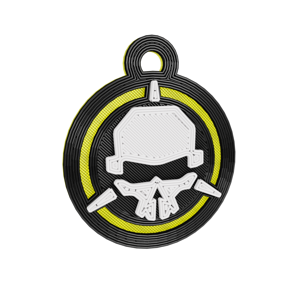 Rotor Riot Keychain