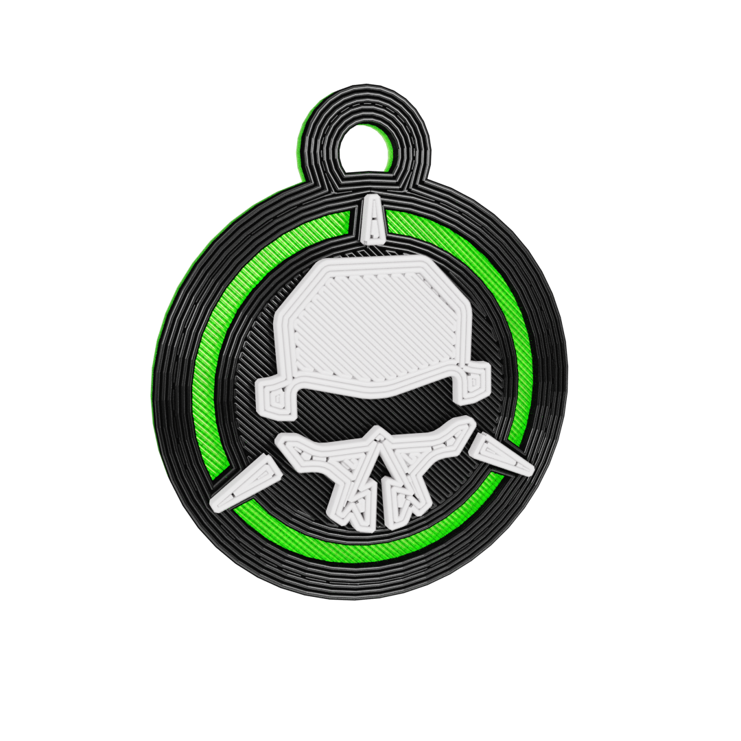 Rotor Riot Keychain