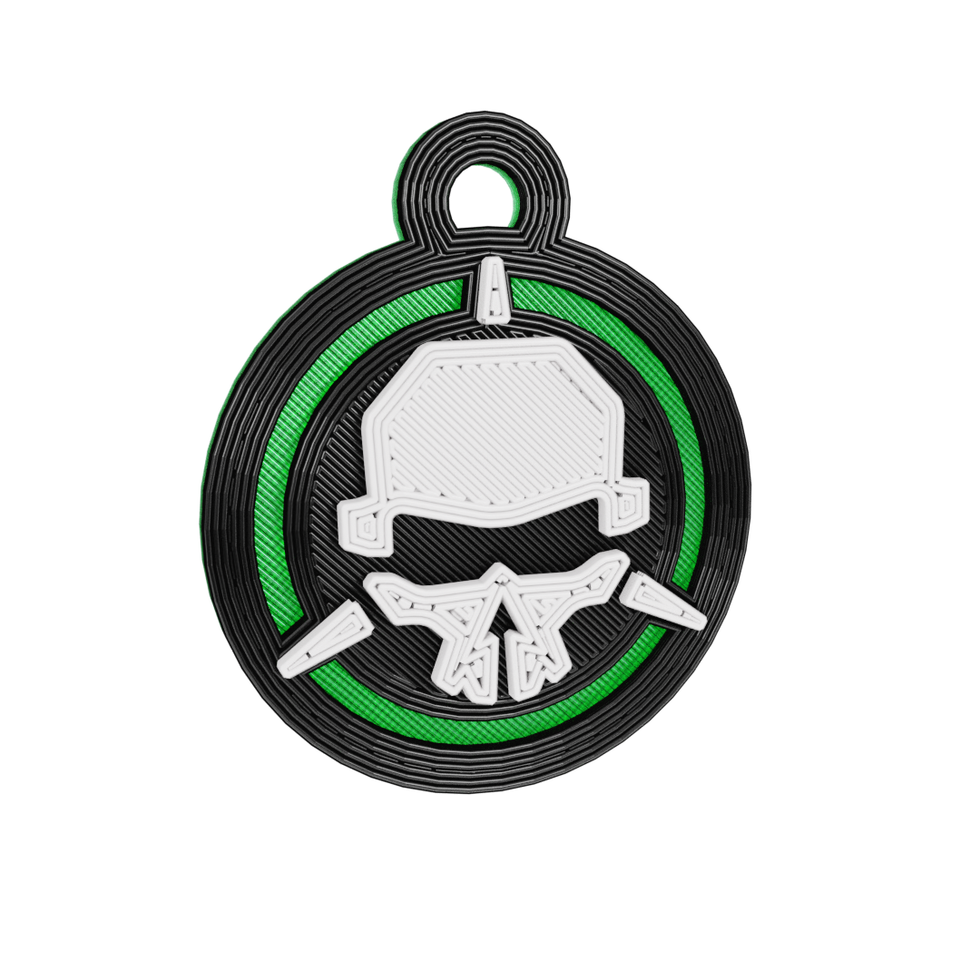 Rotor Riot Keychain